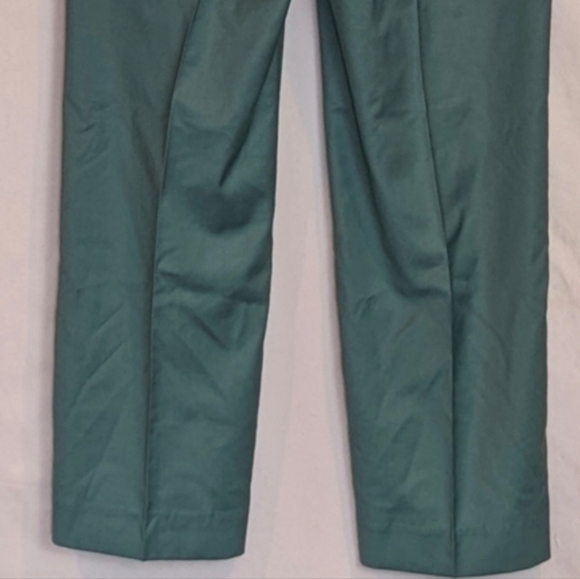 ASOS Devil's Advocate Men's Green Wide Leg Smart Formal Dress Pants Size 30 - Picture 6 of 9